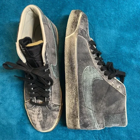 Nike | Shoes | Nike Sb Zoom Blazer Mid Prm Black Light Dew  display picture 3